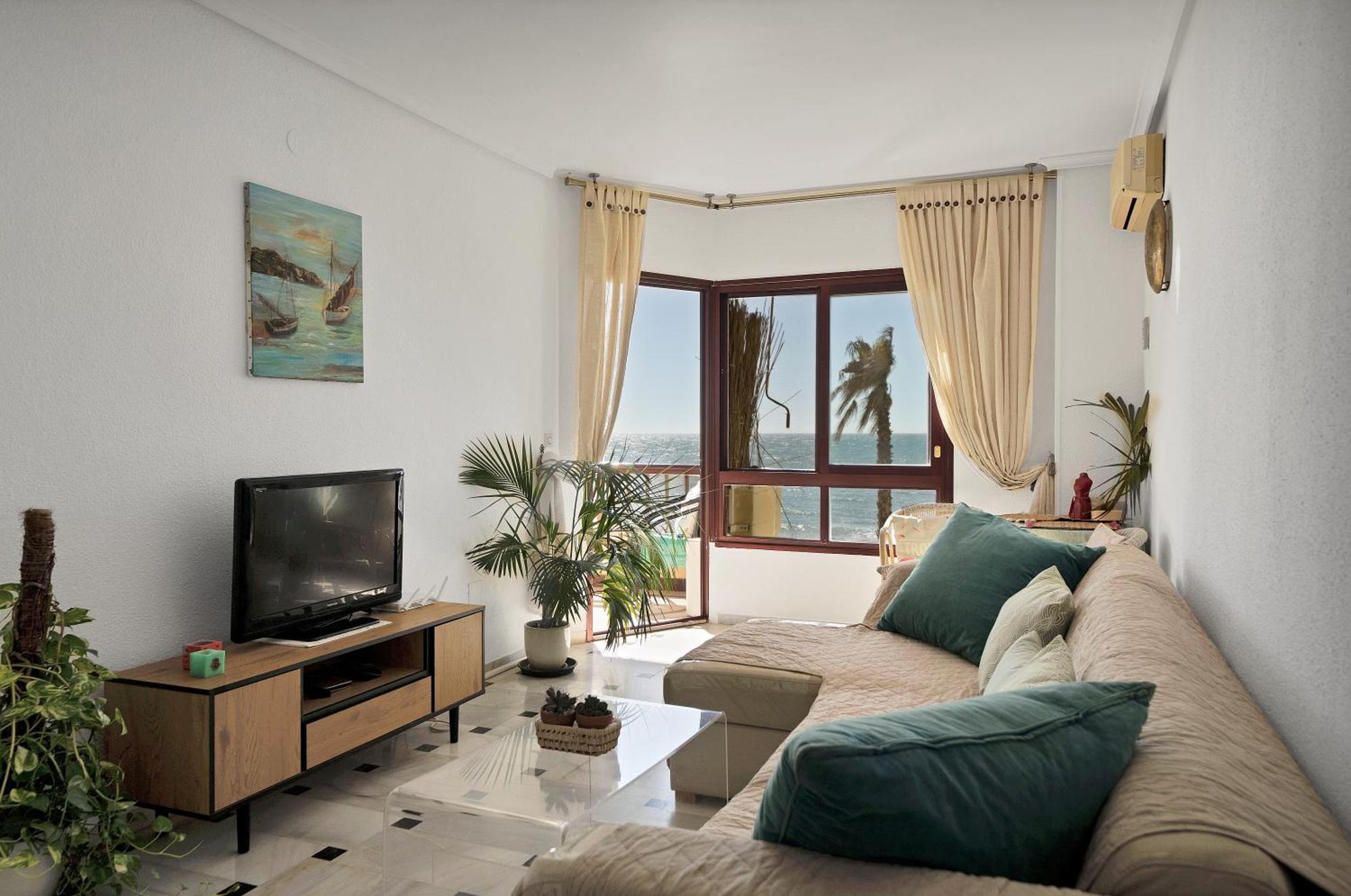 Casa Mar Apartamento Front Beach Con Wifi, Piscina, Padel Y Tenis - Lubina Del Sol Sitio de Calahonda 外观 照片