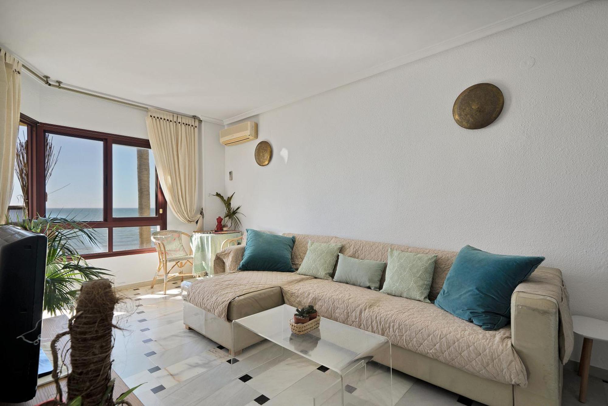 Casa Mar Apartamento Front Beach Con Wifi, Piscina, Padel Y Tenis - Lubina Del Sol Sitio de Calahonda 外观 照片