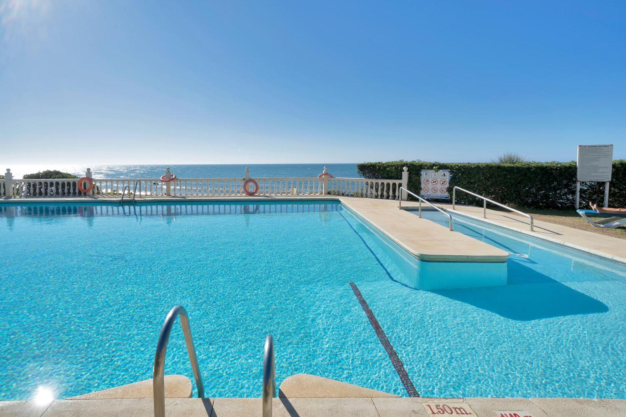 Casa Mar Apartamento Front Beach Con Wifi, Piscina, Padel Y Tenis - Lubina Del Sol Sitio de Calahonda 外观 照片