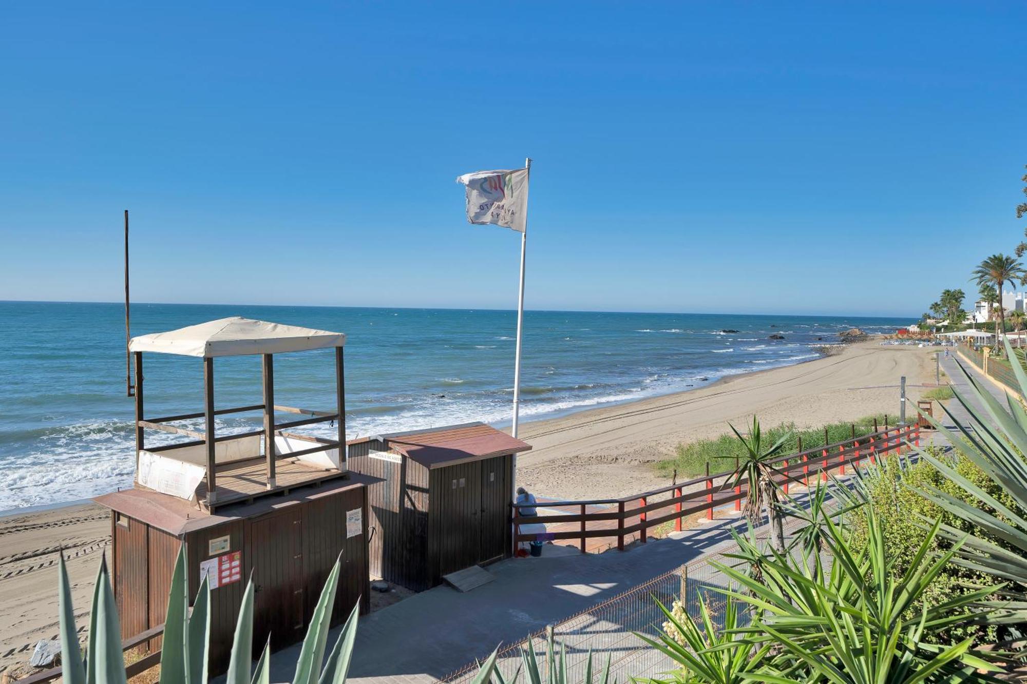 Casa Mar Apartamento Front Beach Con Wifi, Piscina, Padel Y Tenis - Lubina Del Sol Sitio de Calahonda 外观 照片