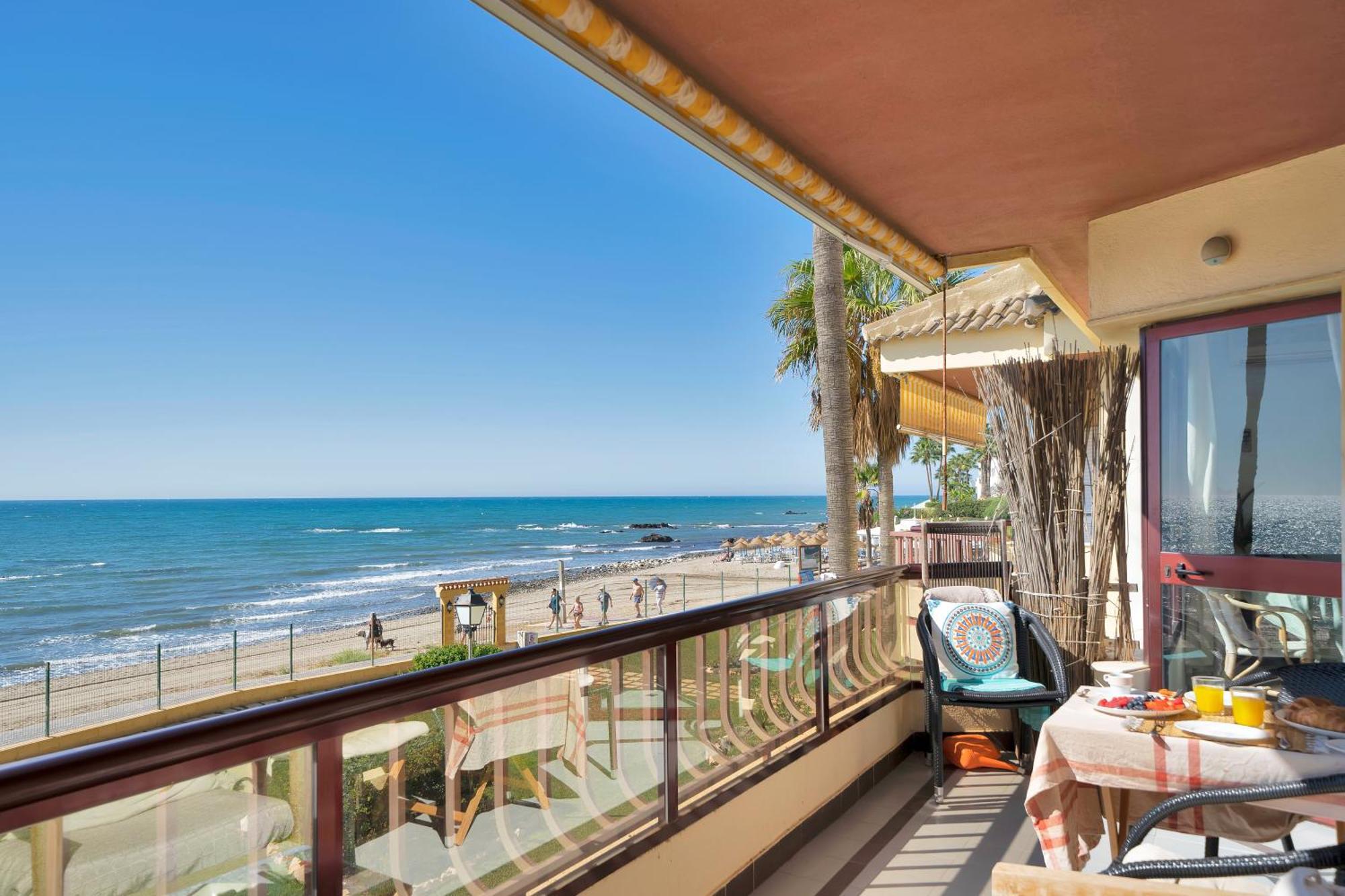 Casa Mar Apartamento Front Beach Con Wifi, Piscina, Padel Y Tenis - Lubina Del Sol Sitio de Calahonda 外观 照片