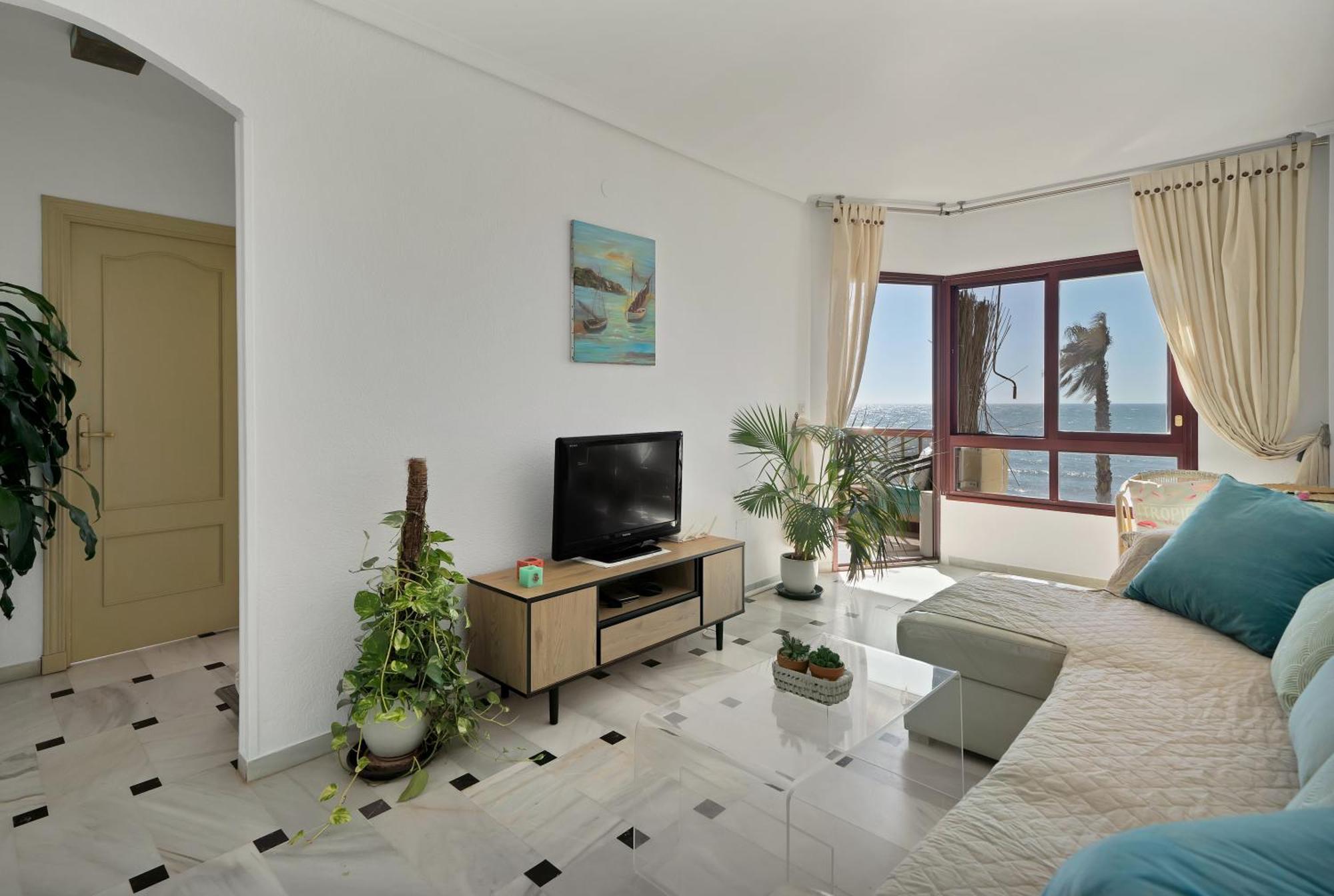 Casa Mar Apartamento Front Beach Con Wifi, Piscina, Padel Y Tenis - Lubina Del Sol Sitio de Calahonda 外观 照片